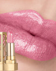 Luxurious Hollow Out Lipstick – Matte Pearlescent Glitter Velvet Waterproof Lip Gloss