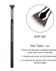 Jessup Ultra-Thin Eyebrow Brush – Precision Tapered Lash Line Makeup Brush (S142)
