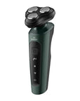 Men's 3-in-1 & 4-in-1 Electric Shaver – Multi-Function Grooming Kit (Green/Silver)