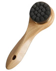 Wooden Handle Face Wash Brush – Beech & Bamboo Manual Facial Cleansing Brush