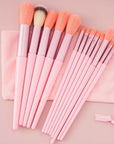 13-Piece Makeup Brush Set – Soft Bristle Cosmetic Brushes in 4 Colors
