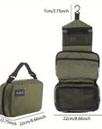 Large Foldable Hanging Toiletry Bag – Waterproof Travel Organizer