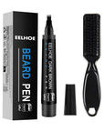Waterproof Beard Filler Pen – Black & Brown Beard Enhancer Brush for Men