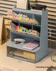 Acrylic Makeup Organizer & Brush Holder – Vanity Countertop Cosmetic Storage