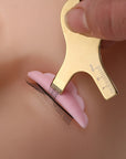 Reusable Stainless Steel Lash Lift Brush – Y-Shape Eyelash Perm & Grafting Comb Tool