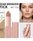 3D Bronzer & Contour Stick – 2-in-1 Creamy Bronze Makeup in 5 Colors