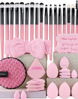 20-Piece Eye Shadow Makeup Brush Set – Soft Bristle Eyebrow & Eyeliner Brushes