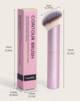 MAANGE Angled Foundation & Concealer Brush – Soft Oblique Buffing Makeup Tool
