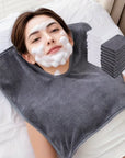 U-Shaped Spa Face Towel – Soft Massage & Skincare Tool for Facial Treatments