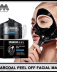 Bamboo Charcoal Blackhead Remover Peel Mask – Deep Purifying Oil Control Exfoliator