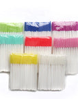 Disposable Silicone Mascara Wand Brushes – 100-Pack Eyelash Extension Spoolie Set
