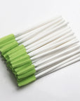 Disposable Silicone Mascara Wand Brushes – 100-Pack Eyelash Extension Spoolie Set