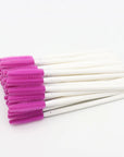 Disposable Silicone Mascara Wand Brushes – 100-Pack Eyelash Extension Spoolie Set