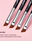 Jessup Ultra-Thin Eyebrow Brush – Precision Tapered Lash Line Makeup Brush (S142)