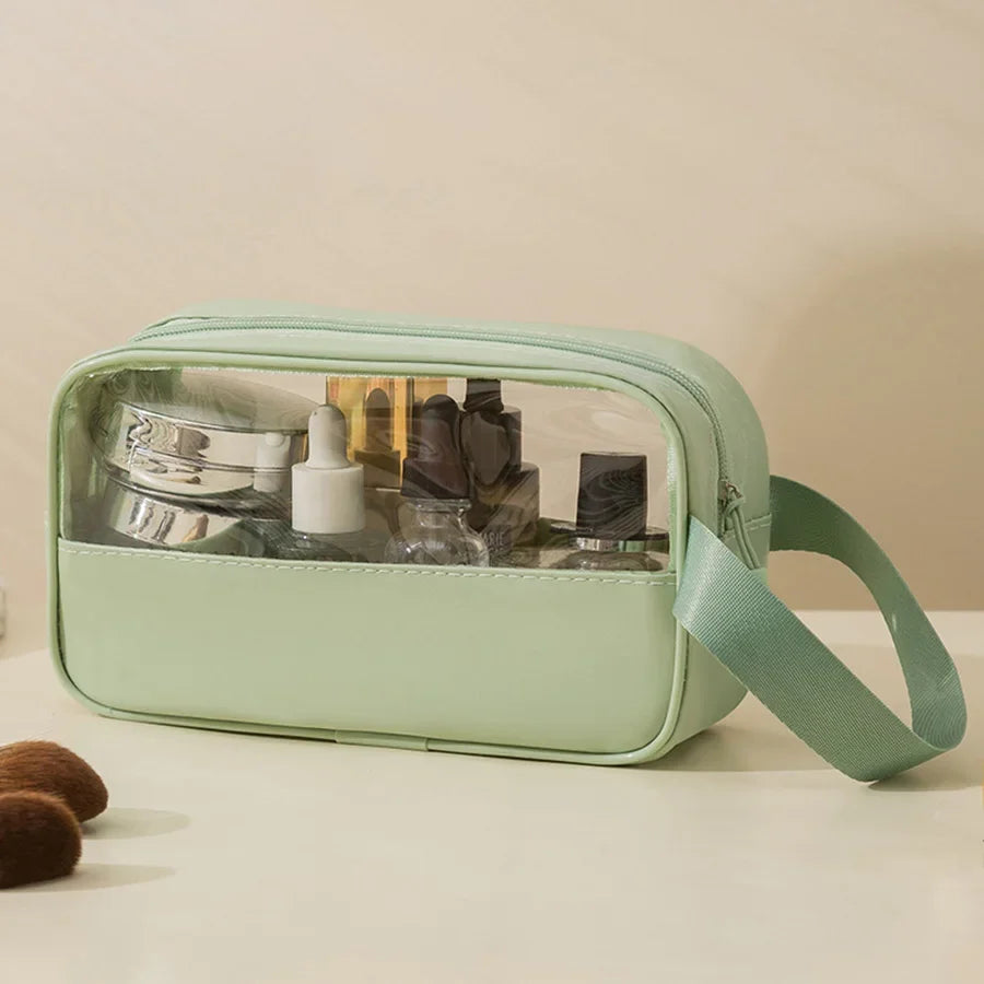 Translucent Waterproof Toiletry Bag – Travel Organizer for Men &amp; Women