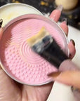 Natural Makeup Brush Cleaner Soap – Portable Outdoor Travel Cosmetic Brush Wash