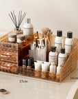 Multi-Compartment Makeup Organizer – Cosmetic Storage Box in 4 Colors