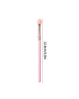 6-Piece Pink Eye Makeup Brush Set – Sponge Eyeshadow, Blending & Concealer Brushes