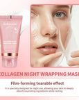 Collagen Peel-Off Jelly Night Mask – Firming Deep Cleansing Overnight Facial Treatment