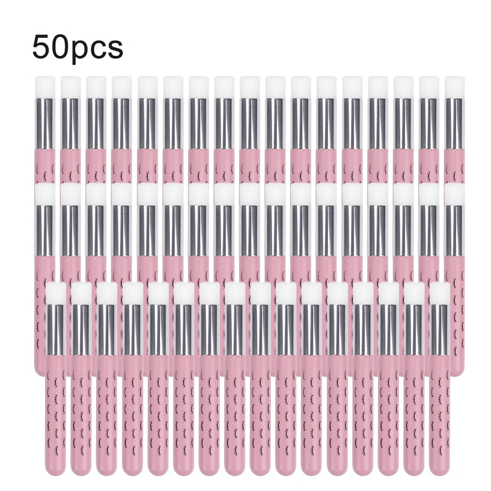 Eyelash Cleaning Brush &amp; Lash Shampoo Applicator – Pore Blackhead Remover Tool (5/20/50 Pack)