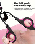 Women's Heavy-Duty Eyelash Curler – Ergonomic Contoured Handle with Long-Lasting Lift