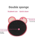 Seashell Makeup Brush Cleaning Mat – Universal Scrubber Pad & Washing Box for Cosmetic Brushes
