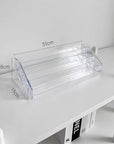 Transparent Storage Box Makeup Organizer Cosmetic Display Case Jewelry Organizer Desktop Holder Clear Makeup Organizer