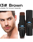 Beard Pencil Filler Stick & Brush for Men – Long-Lasting Hair Root Touch-Up