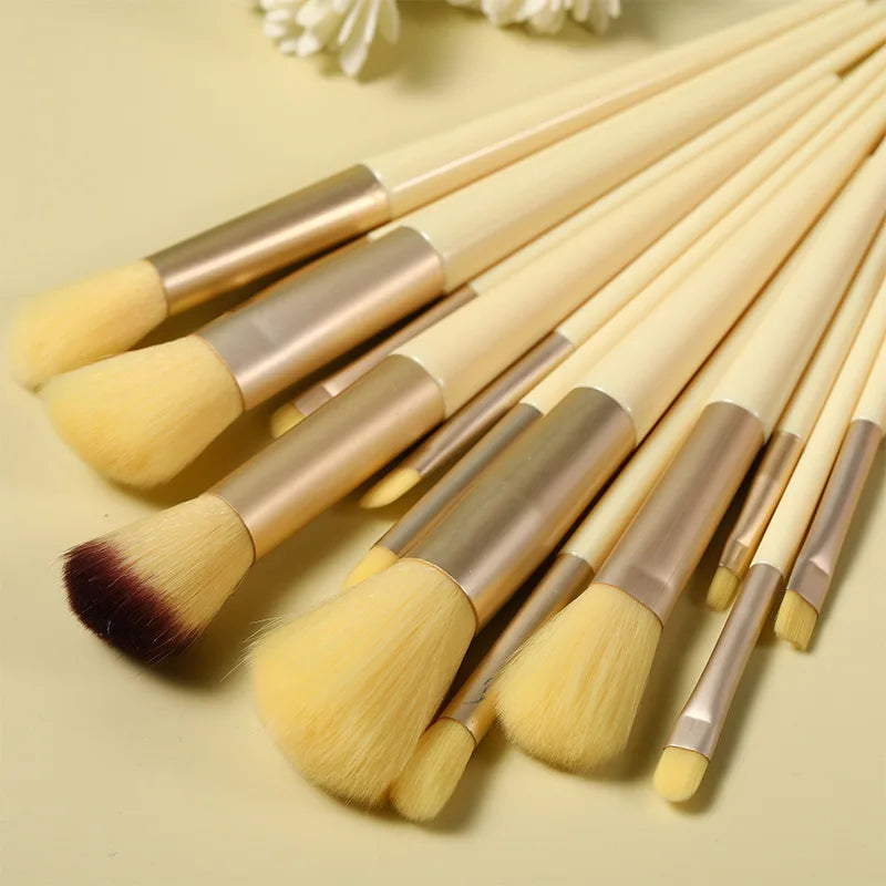 Professional Makeup Brush Set – Multi-Color Complete Cosmetic Brush Collection with Bag