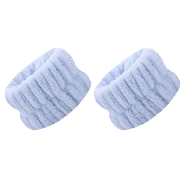 Microfiber Wrist Washband Belt – Absorbent Face Wash Wristband to Prevent Wetness