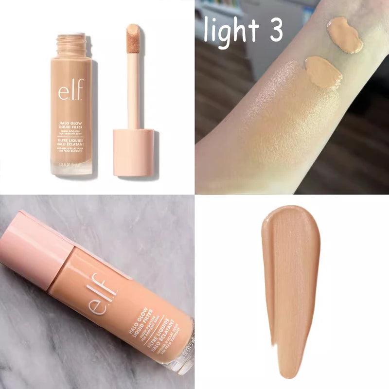 Elf Cosmetics Makeup Set – Setting Spray, Foundation, Lip Glaze &amp; Pre-Makeup Gel