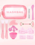 7/12-Piece Facial Mask Care Kit – Hair Band, Gua Sha Scraper & Exfoliating Tools Set