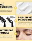 Rave Lady 3-Piece Brow Styling Glue Set – Waterproof Long-Lasting Clear Eyebrow Gel
