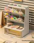 Acrylic Makeup Organizer & Brush Holder – Vanity Countertop Cosmetic Storage