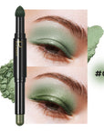2-in-1 Pearly Glitter Eyeshadow Stick – Waterproof High-Pigment Eye Makeup