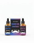 Men's Beard Oil Kit – Unscented & Sandalwood Beard Growth & Conditioning Set