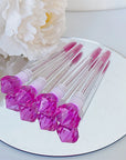 20-Pack Diamond Lash Spoolie Brush – Disposable Eyelash Mascara Wand in Tube