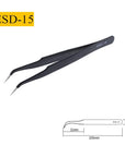 2/6-Piece ESD Anti-Static Precision Tweezers Set – Stainless Steel for Electronics & Soldering