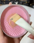 Natural Makeup Brush Cleaner Soap – Portable Outdoor Travel Cosmetic Brush Wash