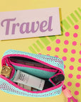 Mesh Travel Toiletry Organizer Bag – Durable Cosmetic Pouch for Men & Women