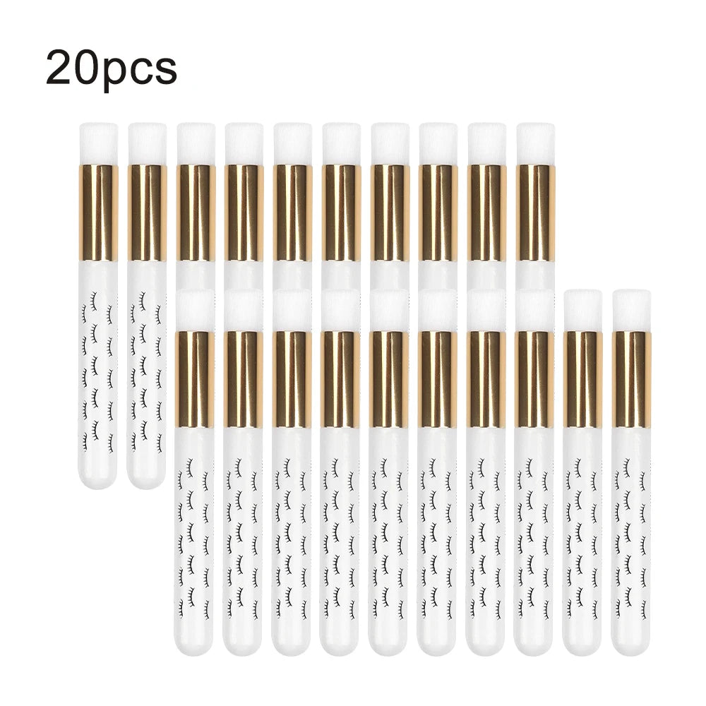 Eyelash Cleaning Brush &amp; Lash Shampoo Applicator – Pore Blackhead Remover Tool (5/20/50 Pack)