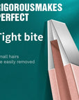 4-Set Pink Tweezers – Daily Eyebrow, Eyelash & Facial Hair Grooming Kit