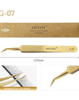 DIYDAY Anti-Slip Fiber Tip Eyelash Extension Tweezers – Precision Stainless Steel Tool