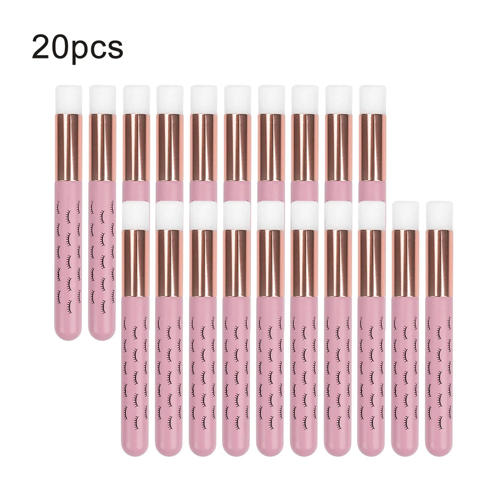 Eyelash Cleaning Brush &amp; Lash Shampoo Applicator – Pore Blackhead Remover Tool (5/20/50 Pack)