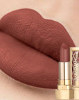 Luxurious Hollow Out Lipstick – Matte Pearlescent Glitter Velvet Waterproof Lip Gloss