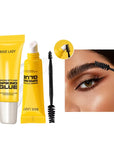 Rave Lady 3-Piece Brow Styling Glue Set – Waterproof Long-Lasting Clear Eyebrow Gel