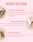 Eyelash Extension Shampoo Kit – 100ml Foaming Lash Cleanser with Brush & Mascara Wand