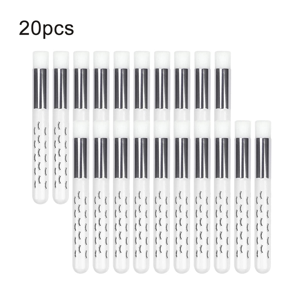 Eyelash Cleaning Brush &amp; Lash Shampoo Applicator – Pore Blackhead Remover Tool (5/20/50 Pack)