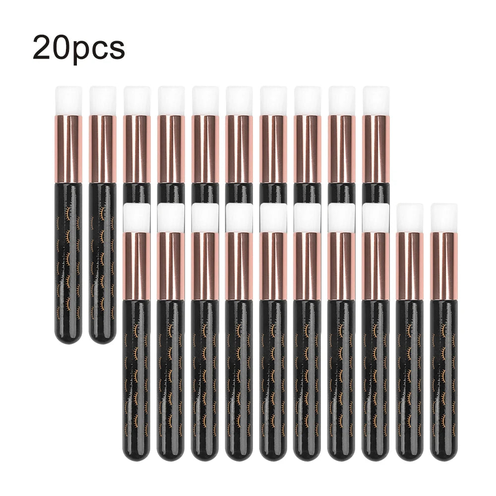 Eyelash Cleaning Brush &amp; Lash Shampoo Applicator – Pore Blackhead Remover Tool (5/20/50 Pack)