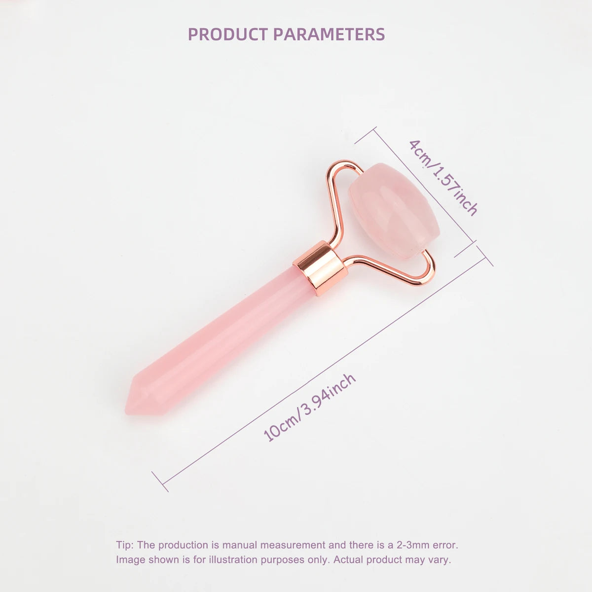 Natural Jade Eye &amp; Face Roller Massager – Mini Portable Skincare Tool